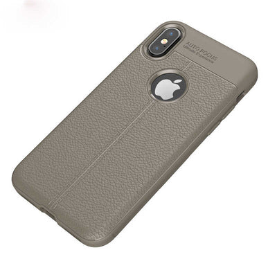 Apple iPhone XS Max 6.5 Kılıf Zore Niss Silikon Kapak Gri