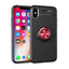 Apple iPhone XS Max 6.5 Kılıf Zore Ravel Silikon Kapak Siyah-Kırmızı
