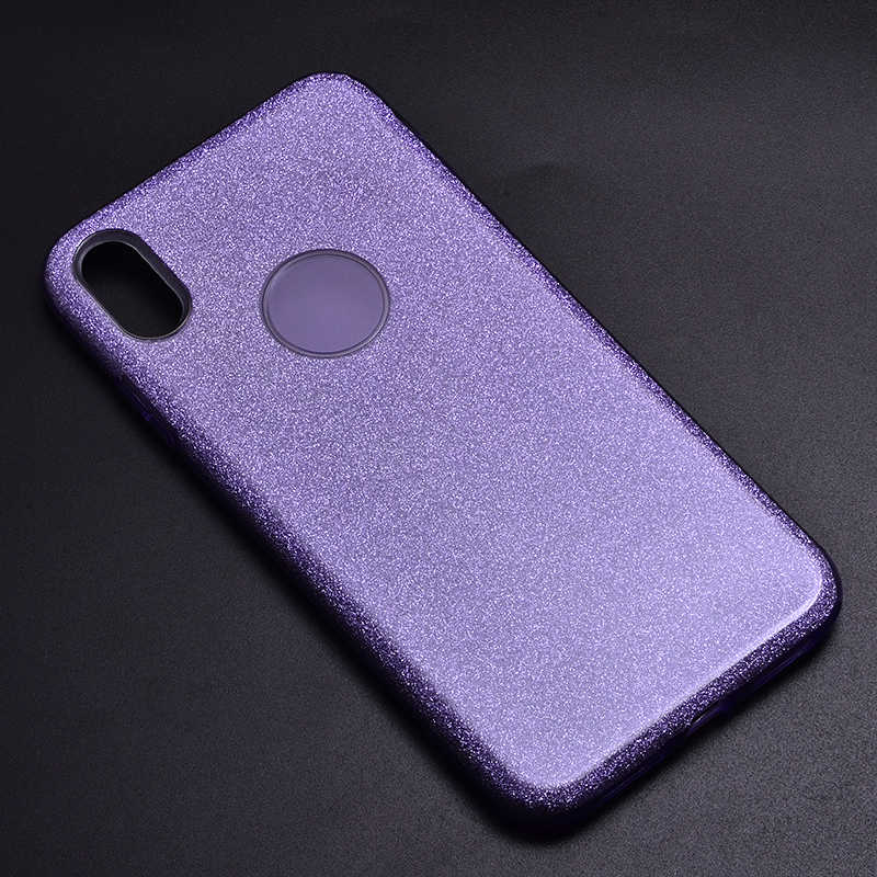 Apple iPhone XS Max 6.5 Kılıf Zore Shining Silikon Mavi