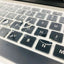 Apple Macbook 13' Pro Touch Bar A1706 Zore Klavye Koruyucu Transparan Buzlu Silikon Ped Renksiz