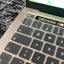 Apple Macbook 13.6' Air 2022 M2 A2681 Zore Klavye Koruyucu Transparan Buzlu Silikon Ped Renksiz