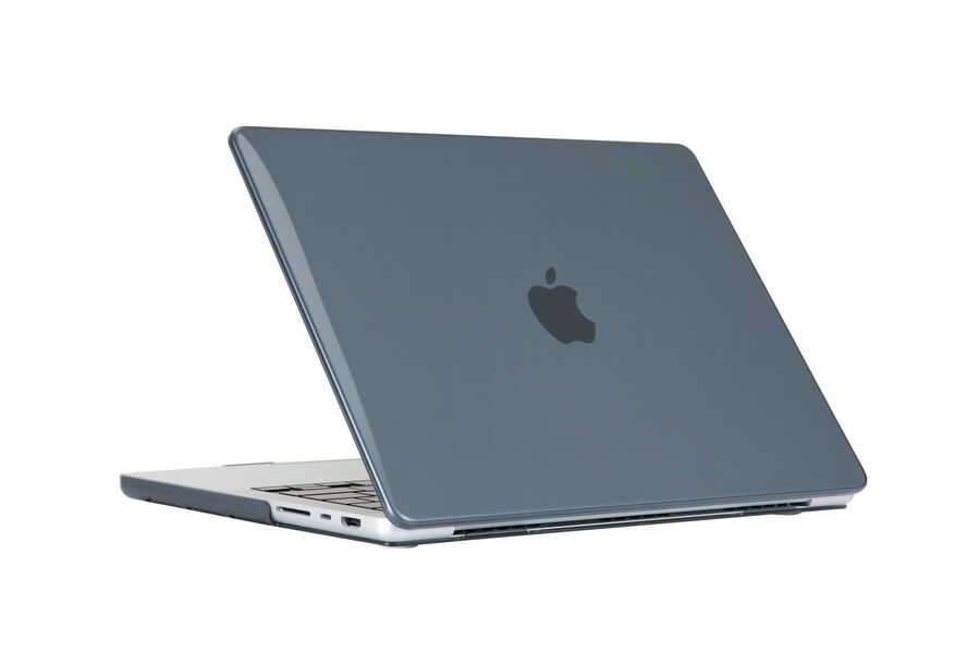 Apple Macbook 14.2' 2021 Zore MSoft Kristal Kapak Siyah