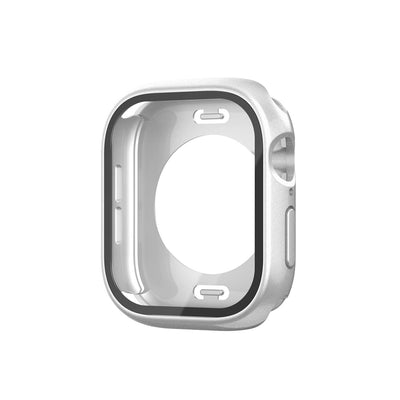 Apple Watch 10 42mm 360 Derece Korumalı Kasa ve Ekran Koruyucu Zore Watch Gard 12 Rose Gold