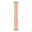 Apple Watch 10 42mm KRD-91 Hasır Kordon Strap Kayış Pembe
