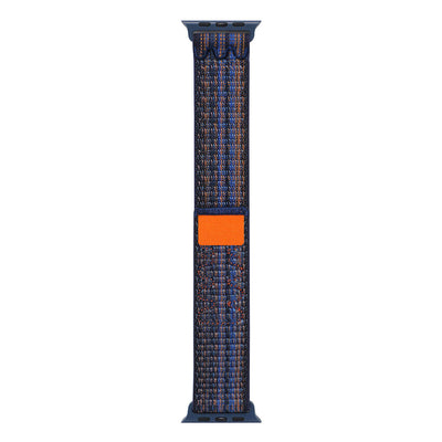 Apple Watch 10 42mm KRD-91 Hasır Kordon Strap Kayış Mavi