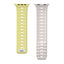 Apple Watch 10 42mm Zore KRD-124 Silikon Kordon Strap Kayış Koyu Yeşil-Gri
