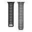 Apple Watch 10 42mm Zore KRD-124 Silikon Kordon Strap Kayış Koyu Yeşil-Gri