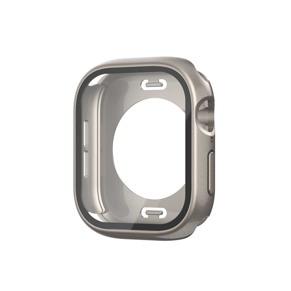 Apple Watch 10 46mm 360 Degree Protective Case and Screen Protector Zore Watch Gard 12 Starlight 