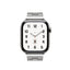 Apple Watch 10 46mm Zore KRD-125 Metal Kordon Strap Kayış Siyah