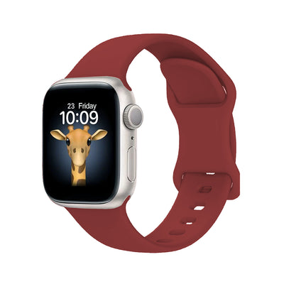 Apple Watch 10 46mm Zore KRD-131 Silikon Kordon Strap Kayış Koyu Yeşil
