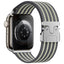 Apple Watch 10 46mm Zore KRD-133 Naylon Kumaş Hasır Örgülü Kordon Gri