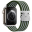 Apple Watch 10 46mm Zore KRD-133 Naylon Kumaş Hasır Örgülü Kordon Mavi