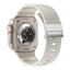 Apple Watch 10 46mm Zore KRD-145 Metal Tokalı Silikon Kordon Turuncu