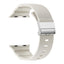 Apple Watch 10 46mm Zore KRD-145 Metal Tokalı Silikon Kordon Gri