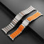 Apple Watch 10 46mm Zore KRD-149 Metal Silikon Kordon Siyah