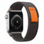 Apple Watch 10 46mm Zore KRD-77 Hasır Kordon Siyah