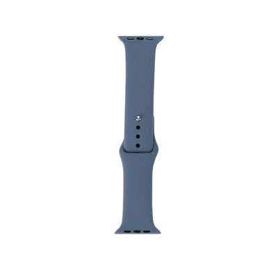 Apple Watch 38mm Band Serisi Klasik Kordon Silikon Strap Kayış Lavendery Gray