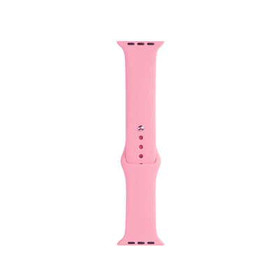Apple Watch 38mm Band Serisi Klasik Kordon Silikon Strap Kayış Pembe