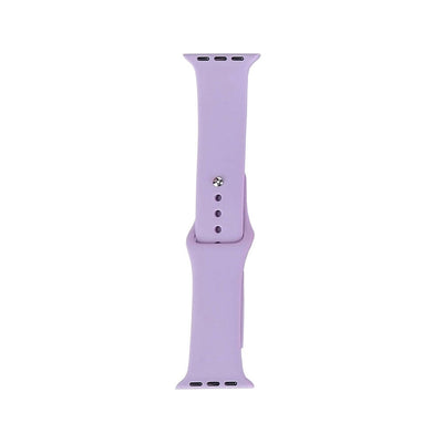 Apple Watch 38mm Band Serisi Klasik Kordon Silikon Strap Kayış Mor