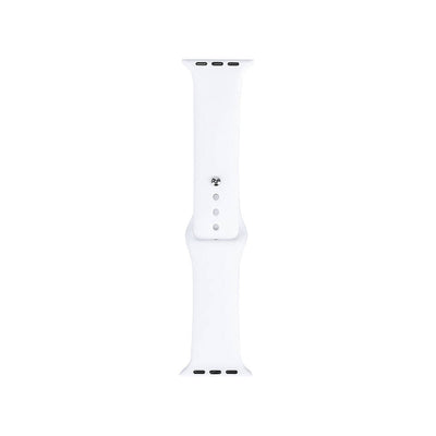 Apple Watch 38mm Band Serisi Klasik Kordon Silikon Strap Kayış Beyaz