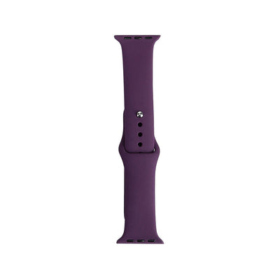 Apple Watch 38mm Band Serisi Klasik Kordon Silikon Strap Kayış Lila