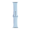 Apple Watch 38mm Band Serisi Klasik Kordon Silikon Strap Kayış Custom Sky Blue