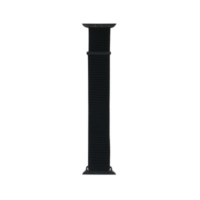 Apple Watch 38mm Kordon Band-03 Serisi Hasır Strap Kayış Koyu Siyah