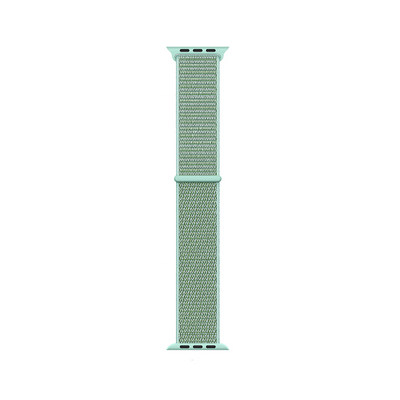 Apple Watch 38mm Kordon Band-03 Serisi Hasır Strap Kayış Marin Yeşil