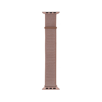 Apple Watch 38mm Kordon Band-03 Serisi Hasır Strap Kayış Rose Pembe
