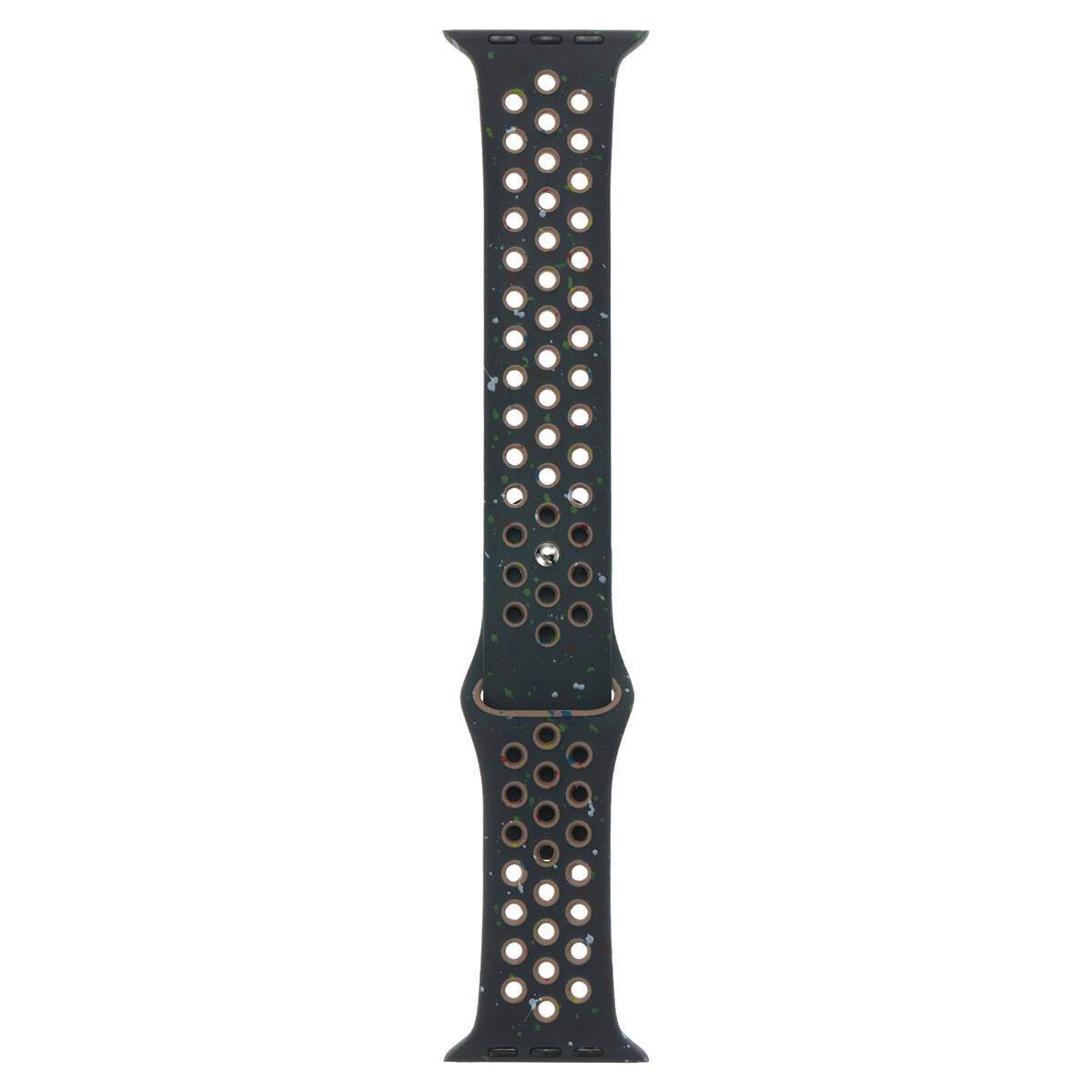 Apple Watch 38mm Kordon Yeni Seri 2023 KRD-02 Silikon Strap Kayış Lacivert