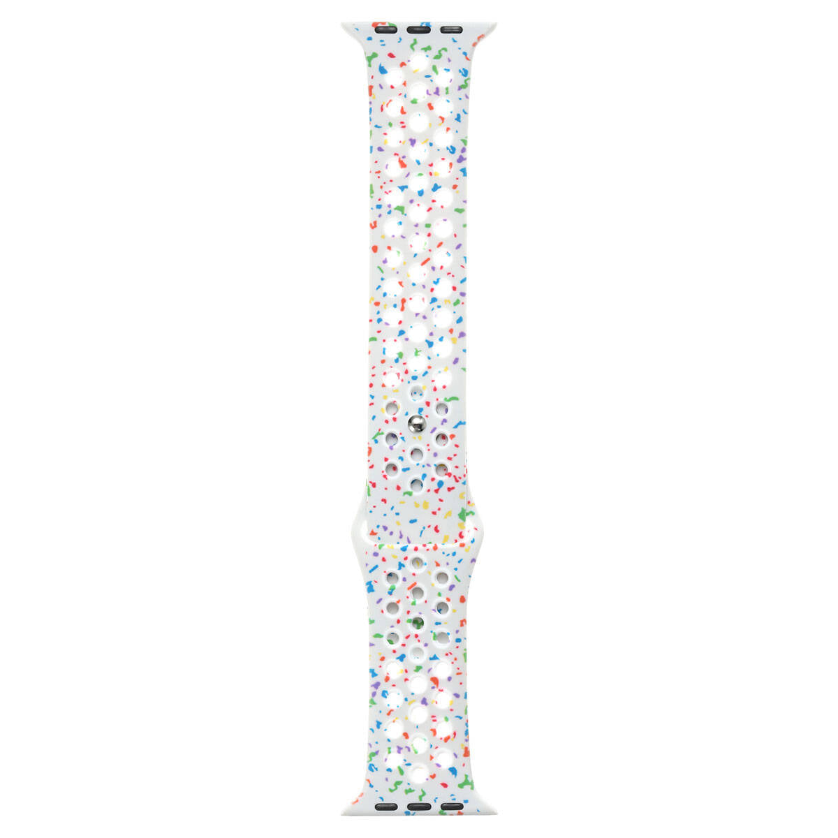 Apple Watch 38mm Kordon Yeni Seri 2023 KRD-02 Silikon Strap Kayış Turuncu