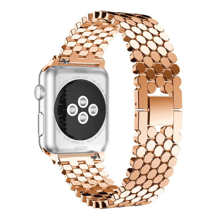 Apple Watch 38mm KRD-30 Metal Kordon Gümüş