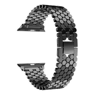Apple Watch 38mm KRD-30 Metal Kordon Siyah