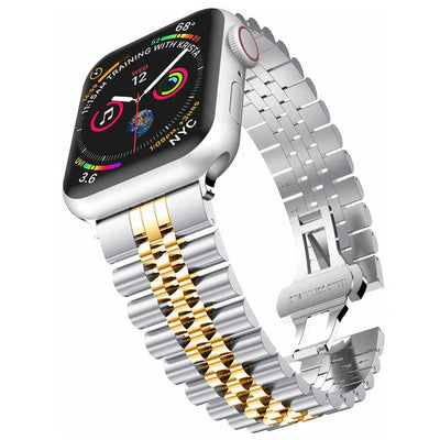 Apple Watch 38mm KRD-36 Metal Kordon Gümüş