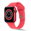 Apple Watch 38mm KRD-37 Silikon Kordon Pembe
