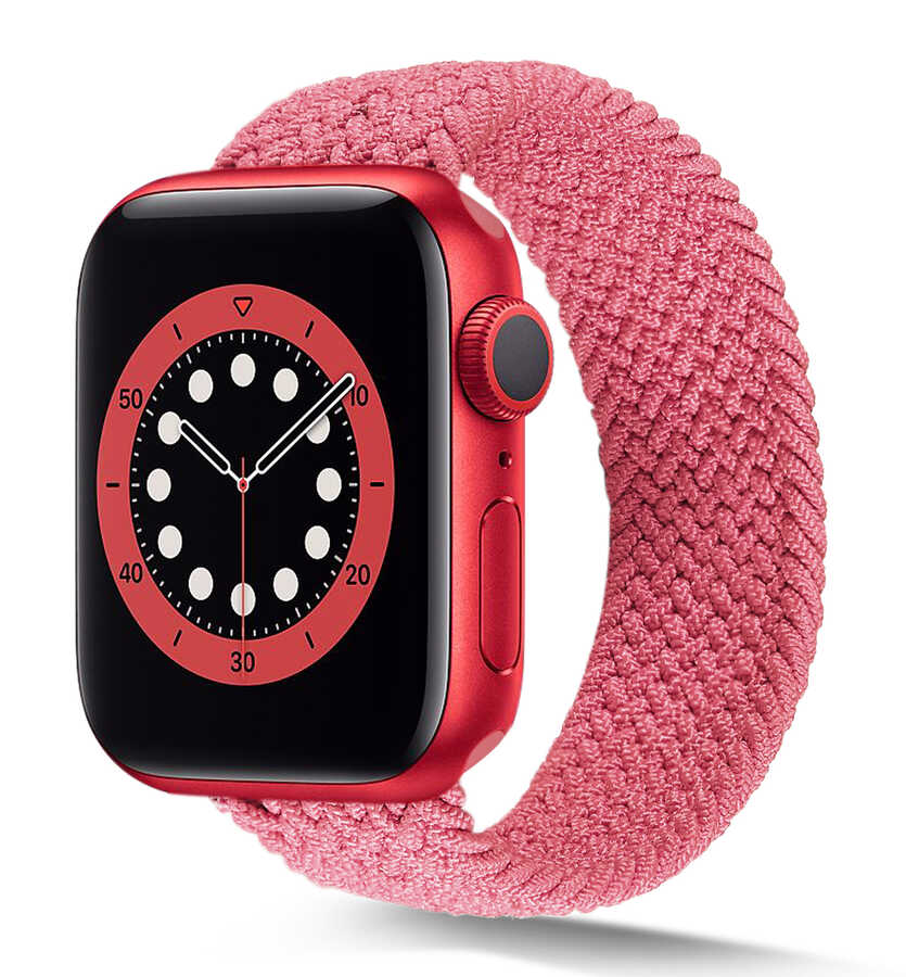Apple Watch 38mm KRD-38 Medium Kordon Kırmızı