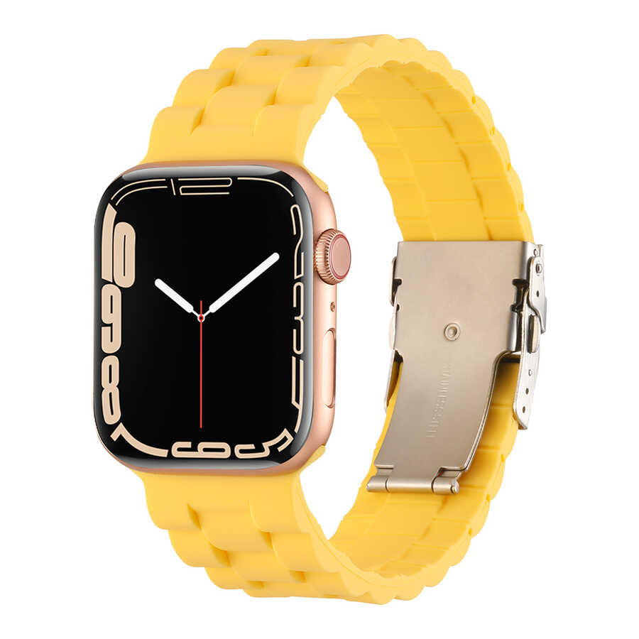Apple Watch 38mm KRD-72 Silikon Kordon Beyaz