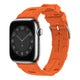 Apple Watch 38mm KRD-92 Silikon Kordon Turuncu