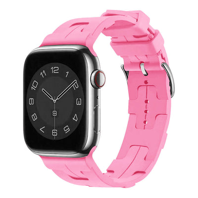 Apple Watch 38mm KRD-92 Silikon Kordon Pembe