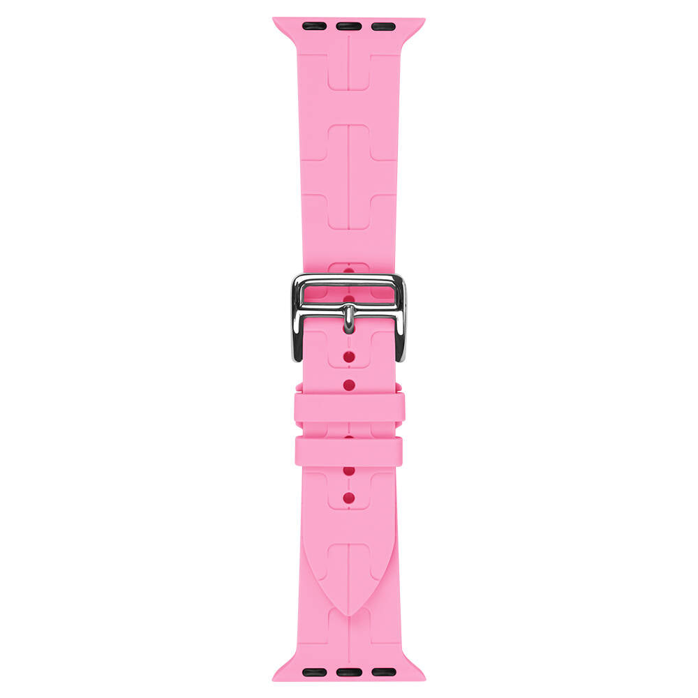 Apple Watch 38mm KRD-92 Silikon Kordon Kırmızı