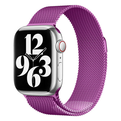 Apple Watch 38mm Zore Band-01 Metal Kordon Mor