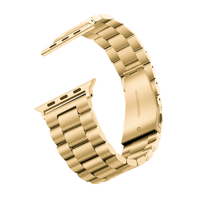 Apple Watch 38mm Zore Band-04 Metal Kordon Gold
