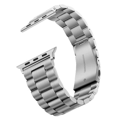 Apple Watch 38mm Zore Band-04 Metal Kordon Siyah