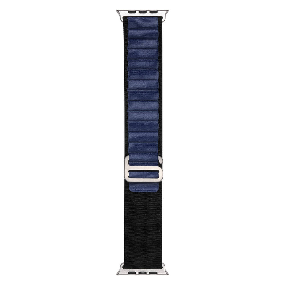Apple Watch 38mm Zore Band-74 Hasır Kordon Midnight