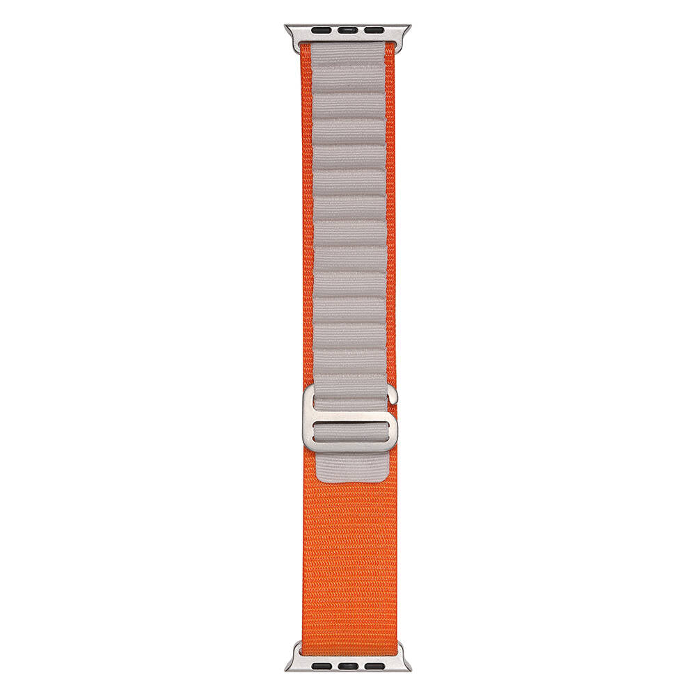 Apple Watch 38mm Zore Band-74 Hasır Kordon Turuncu-Starlight