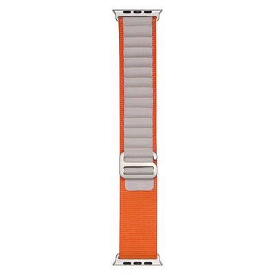 Apple Watch 38mm Zore Band-74 Hasır Kordon Turuncu-Starlight