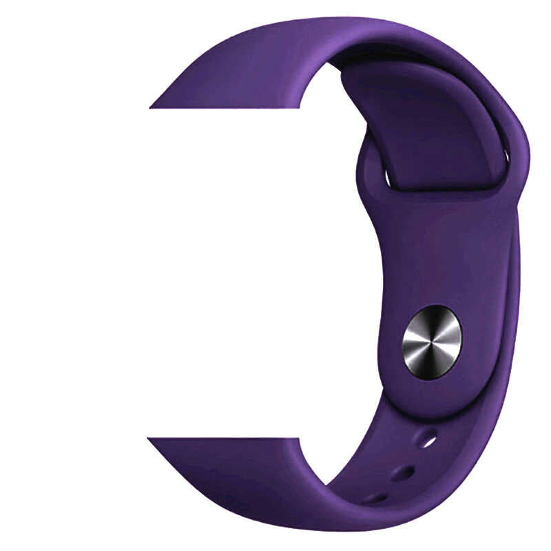 Apple Watch 38mm Zore Klasik Kordon Mor