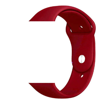Apple Watch 38mm Zore Klasik Kordon Chinese Red