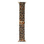 Apple Watch 38mm Zore KRD-01 Leopar Desenli Metal Kordon Rose Gold-Leopar