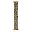 Apple Watch 38mm Zore KRD-01 Leopar Desenli Metal Kordon Rose Gold-Leopar